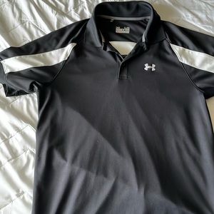 Black Under Armour Dri-fit polo size Large